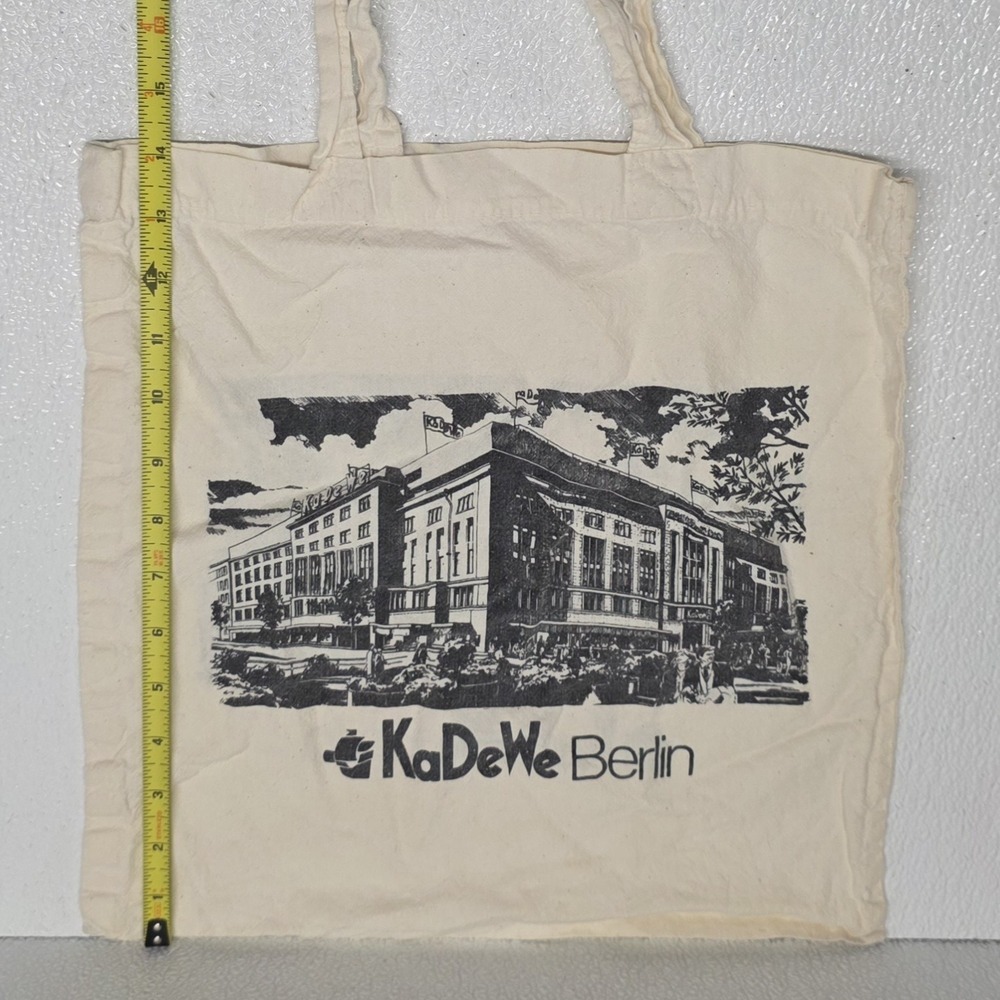 Vintage KaDeWe Berlin Tote Shopping Bag - Picture 5 of 9